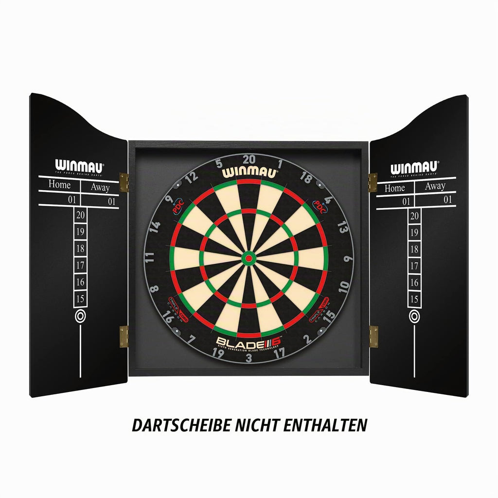 WINMAU Man Cave Deluxe Dartscheibe Schrank