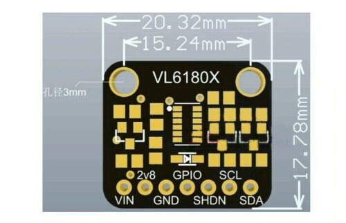 5 stücke VL6180 VL6180X Entfernungsmesser Optische Entfernungsmesser Time-of-Flight Abstand Senor