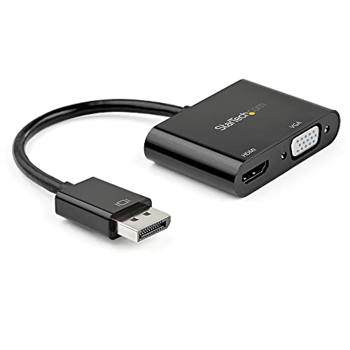 StarTech Aktiver DisplayPort auf HDMI 4K 60Hz/VGA Adapter, HDR, DP 1.2