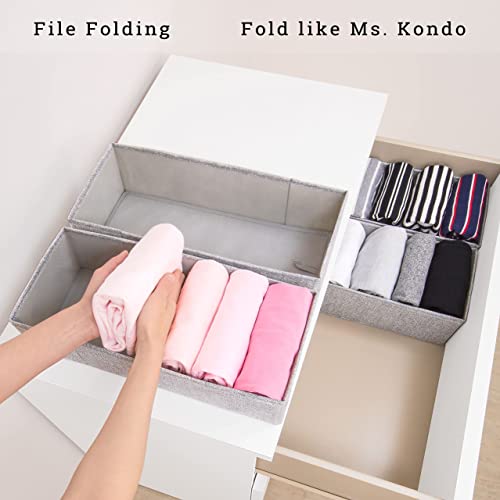 SIMPLE JOY® MALM FileFolding Box passgenau Premium Organizer für IKEA 4Fach
