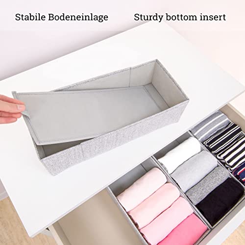 SIMPLE JOY® MALM FileFolding Box passgenau Premium Organizer für IKEA 4Fach