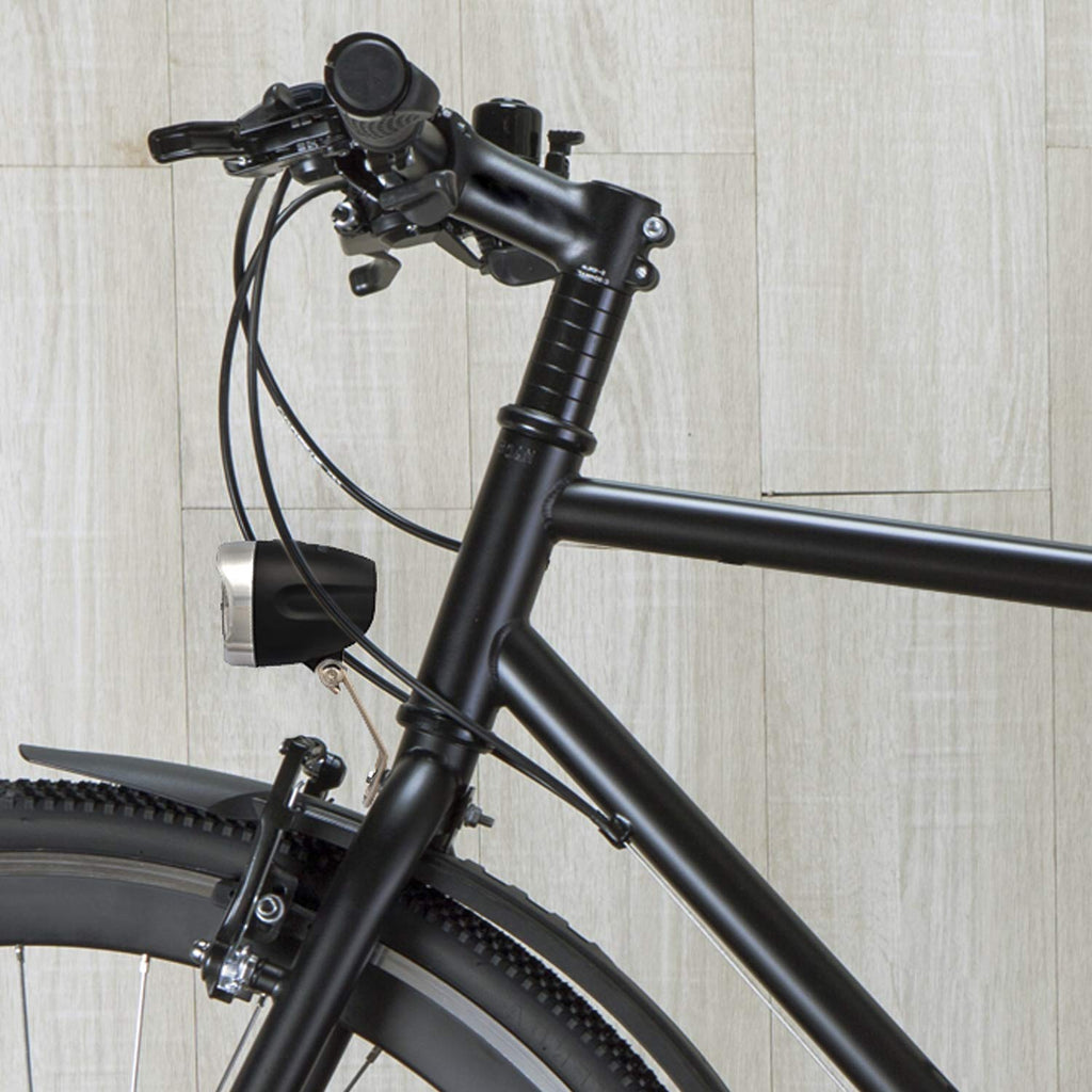 nean LED Fahrradlicht, Fahrradlampe, Fahrrad Frontlicht, Fahrradleuchte vorne, Scheinwerfer hell mit StVZO Zulassung, inkl. 4X Batterie, 30 LUX, schwarz