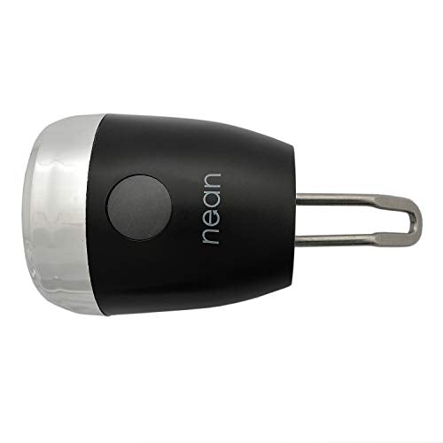 nean LED Fahrradlicht, Fahrradlampe, Fahrrad Frontlicht, Fahrradleuchte vorne, Scheinwerfer hell mit StVZO Zulassung, inkl. 4X Batterie, 30 LUX, schwarz