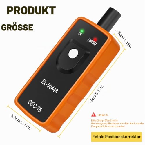 RDKS Anlerngerät,TPMS Reifendrucksensor Reset Tool,Reifendruckkontrollsystem Aktivierungsgerät,OEC-T5 RDKS Anlernsystem,Reifendruckmessgerät für GM Buick Chevy