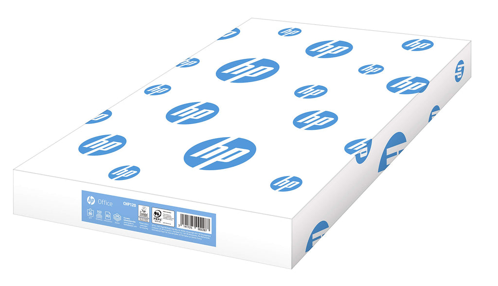 HP Kopierpapier Office CHP 120-80 g, DIN-A3, 500 Blatt, matt, weiß - Allround Kopierpapier für Büro