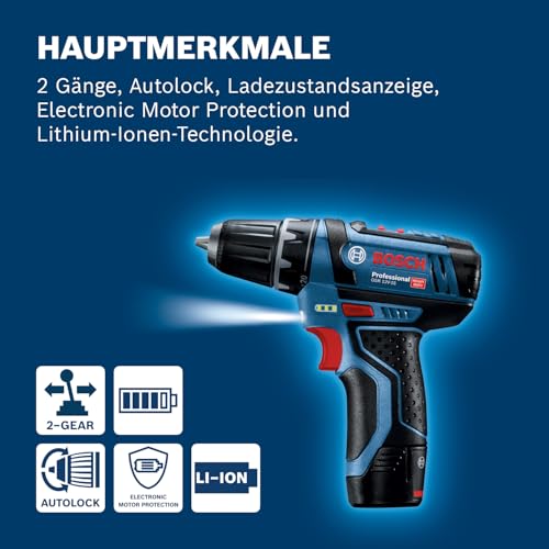 Bosch Professional 12V System perceuse-visseuse sans-fil GSR 12V-15 (sans batterie ni chargeur) Battery Powered
