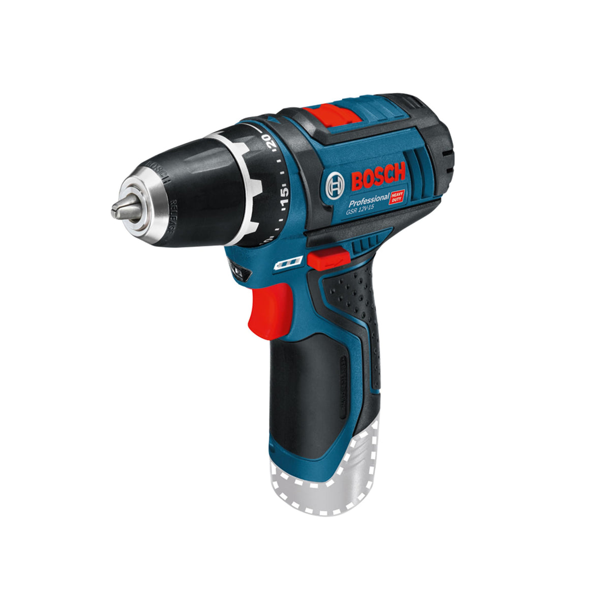 Bosch Professional 12V System perceuse-visseuse sans-fil GSR 12V-15 (sans batterie ni chargeur) Battery Powered