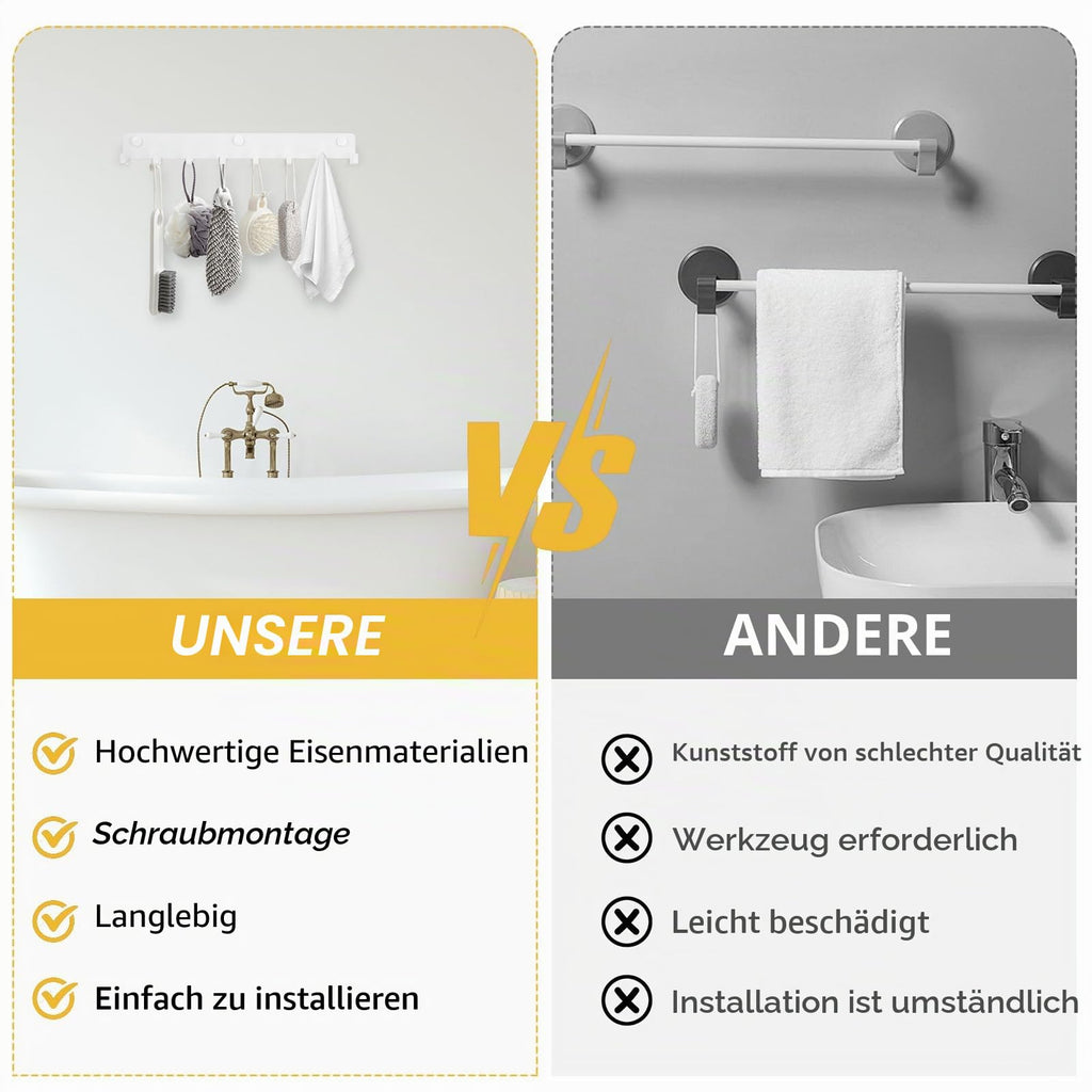 1 x Schlüsselbrett mit 10 Haken, Weiß Schlüsselhalter für Wandhaken, Schlüsselhaken, Schlüsselboard, Schlüsselleiste für Küche Schlafzimmer Wohnzimmer Badezimmer Schlüssel Wandlagerung Organizer