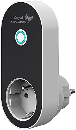 Royal Gardineer WLAN Wasserventil: WLAN-Bewässerungscomputer mit Bewässerungs-Ventil & App-Steuerung (Bewässerungsventil, WiFi Wasserventil, Zähler)