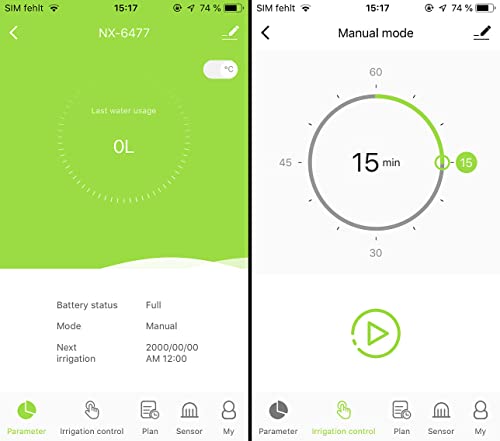 Royal Gardineer WLAN Wasserventil: WLAN-Bewässerungscomputer mit Bewässerungs-Ventil & App-Steuerung (Bewässerungsventil, WiFi Wasserventil, Zähler)