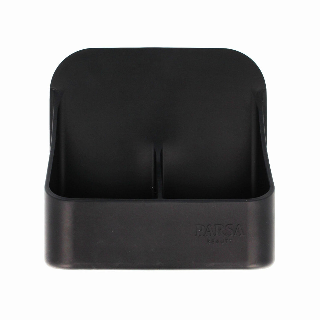 PARSA BEAUTY Silikon Duschablage Organizer schwarz, selbstklebend