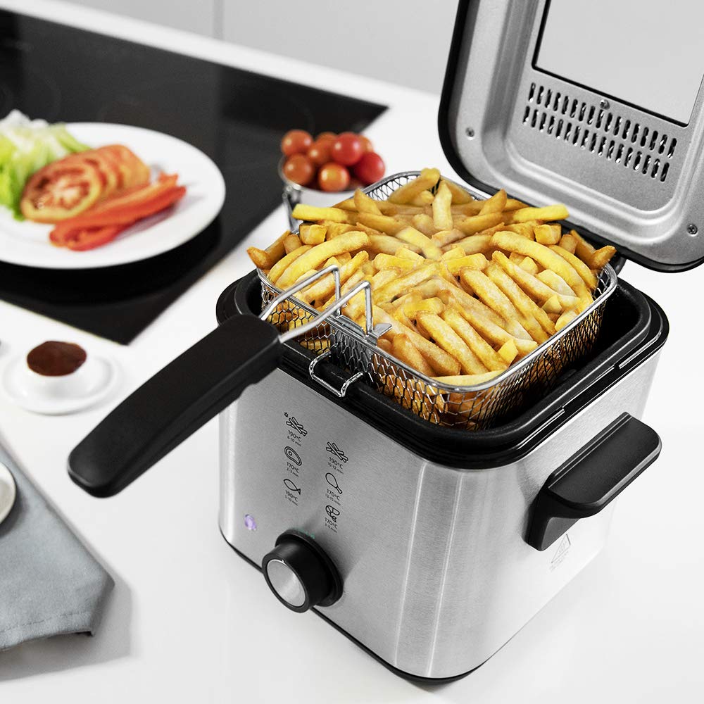 Cecotec CleanFry Infinity 1500 Fritteuse, 1,5L Fassungsvermögen