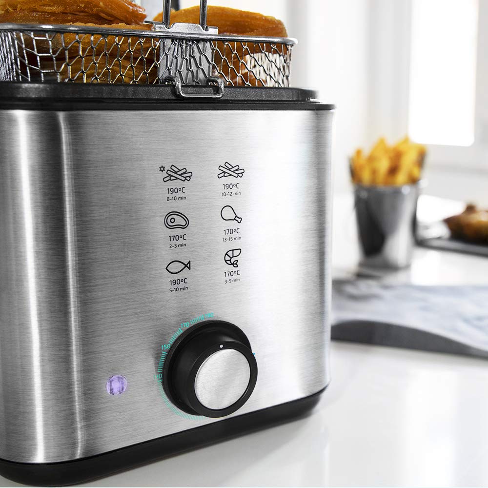 Cecotec CleanFry Infinity 1500 Fritteuse, 1,5L Fassungsvermögen