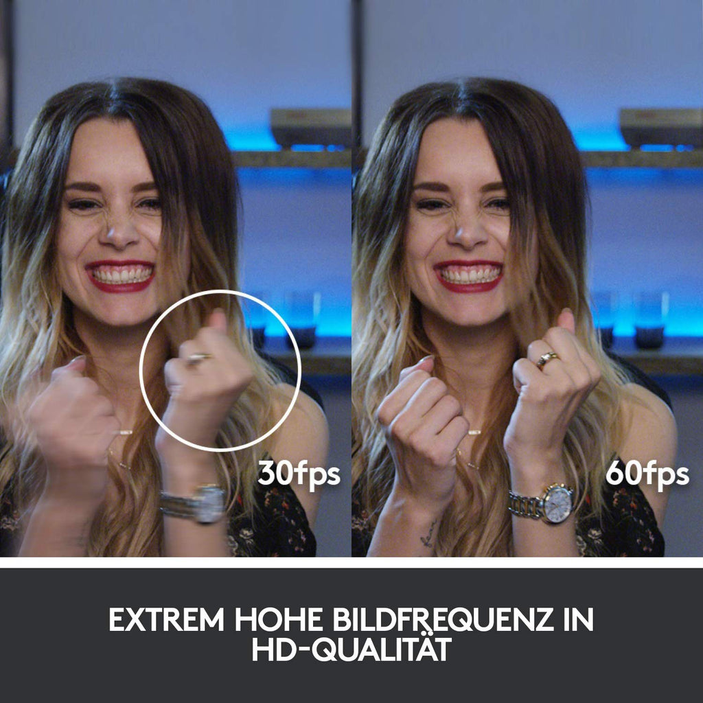 Logitech C922 PRO Webcam mit Stativ