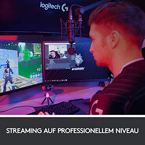 Logitech C922 PRO Webcam mit Stativ