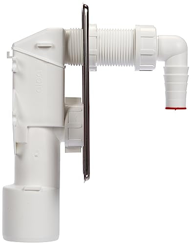 Hochwertiges Unterputzsiphon -Unterputz-Siphon für Waschmaschine, Waschmaschienenanschluss-ALCA-chrom