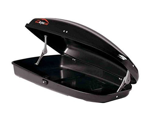 G3 Arjes Dachbox 240 Liter Dachkoffer Lx1330mm, Bx735mm, Hx365mm, Autokoffer Kunststoff glänzend schwarz