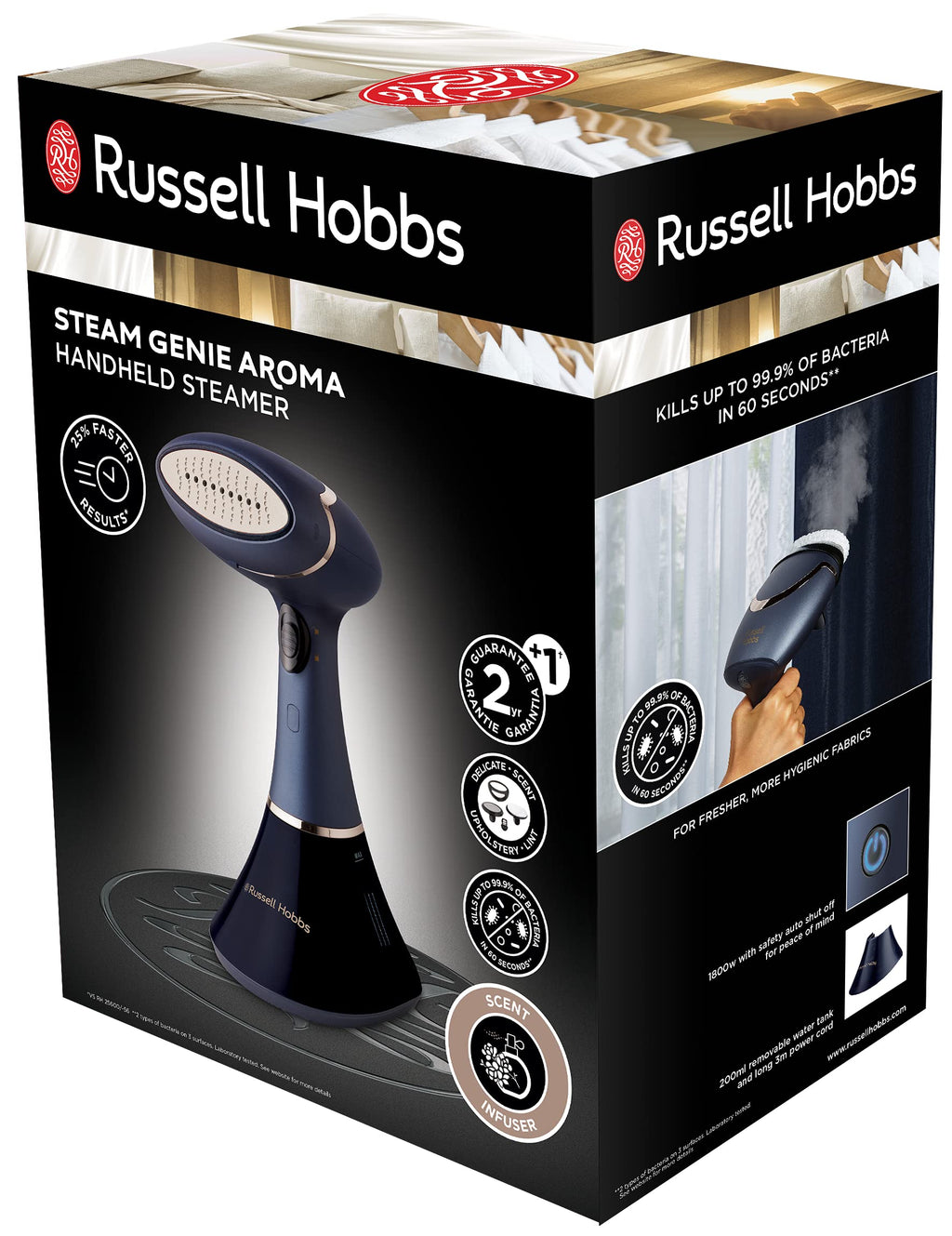 Russell Hobbs Dampfglätter, 1800 Watt, 32 g/min Dampf, Aroma, 28041-56