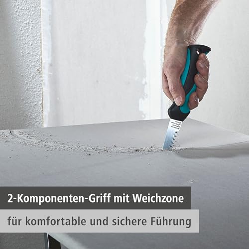 wolfcraft Hand-Stichsäge für Gipskarton - Trockenbausäge & Gips-Säge