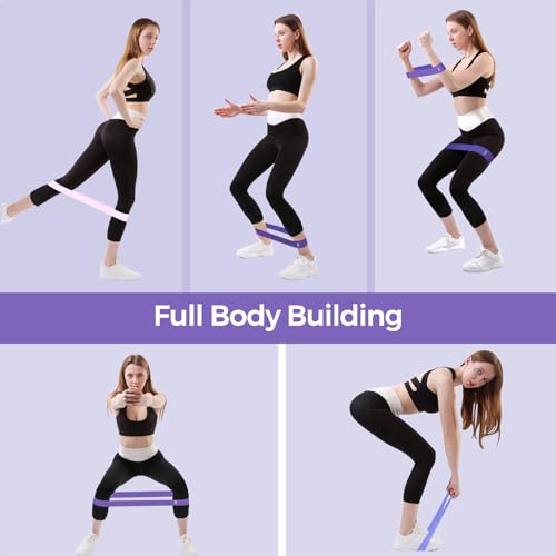 Fokky Fitnessbänder [5er Set], 100% Naturlatex Resistance Bands