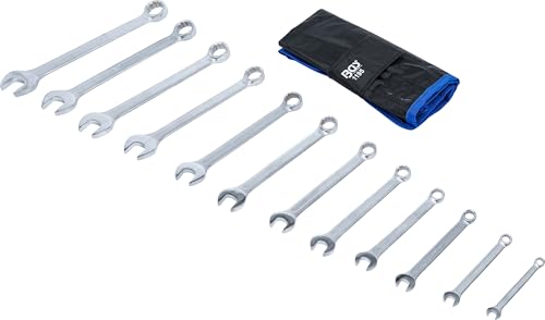BGS 1195 | Maul-Ringschlüssel-Satz | Zollgrößen SW 1/4" - 15/16" | 12-tlg.