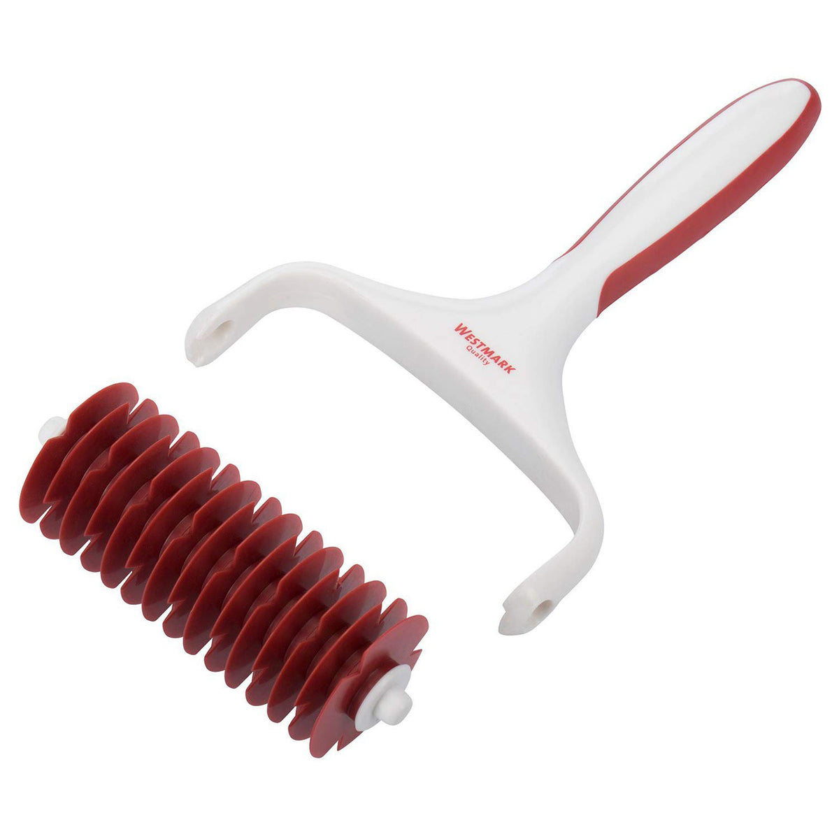 Westmark Gitterroller, Länge: 19,5 cm, Kunststoff, Weiß/Rot, 32182270