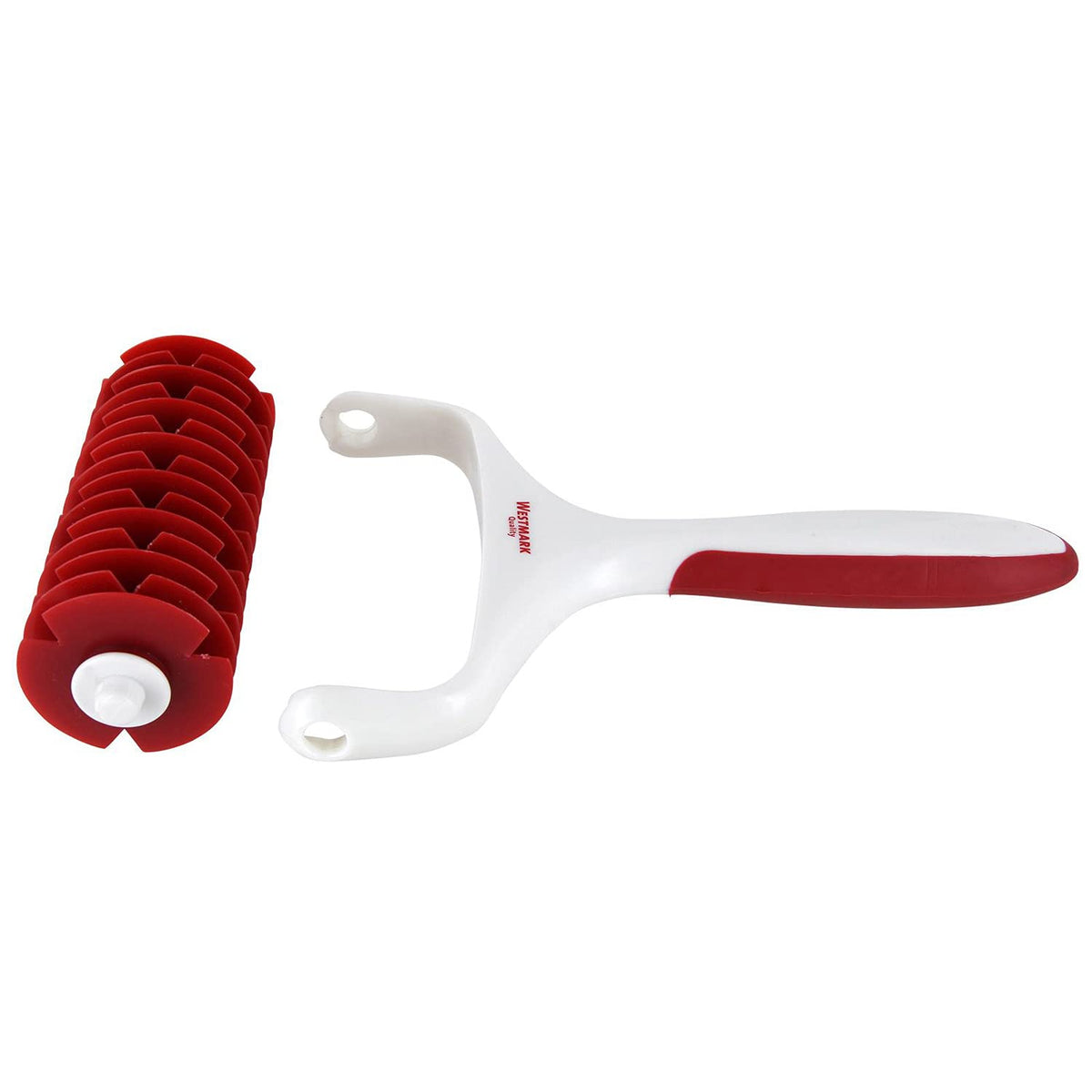 Westmark Gitterroller, Länge: 19,5 cm, Kunststoff, Weiß/Rot, 32182270
