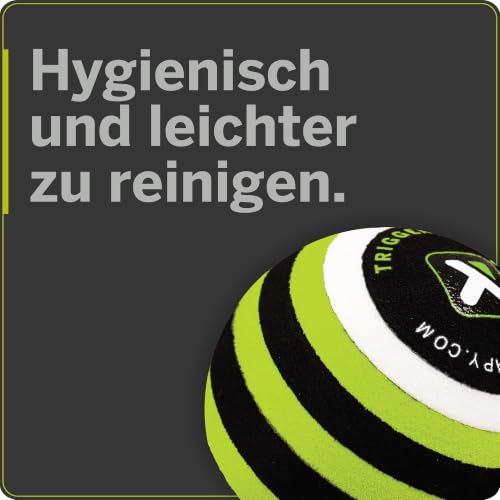 TRIGGERPOINT MB1 Massageball, Gezielte Muskelentspannung, Tragbare Selbstmassage, Muskel- und Bindegewebsmassage Massage, Grün, 2.6''/5cm
