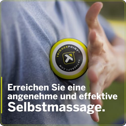 TRIGGERPOINT MB1 Massageball, Gezielte Muskelentspannung, Tragbare Selbstmassage, Muskel- und Bindegewebsmassage Massage, Grün, 2.6''/5cm