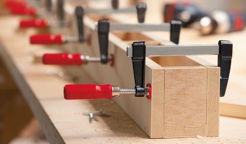 BESSEY Druckguss-Zwinge LM15/5 | 150 mm Spannweite | 50 mm Ausladung