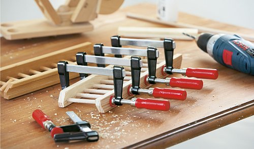 BESSEY Druckguss-Zwinge LM15/5 | 150 mm Spannweite | 50 mm Ausladung