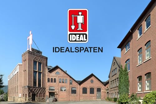 IDEAL-BRITTA-Spaten Gärtner Form | feinpoliertes Blatt | ohne Tritt Eschen T-Stiel | 85cm | Gartenspaten, Damenspaten | extra leicht, extra klein