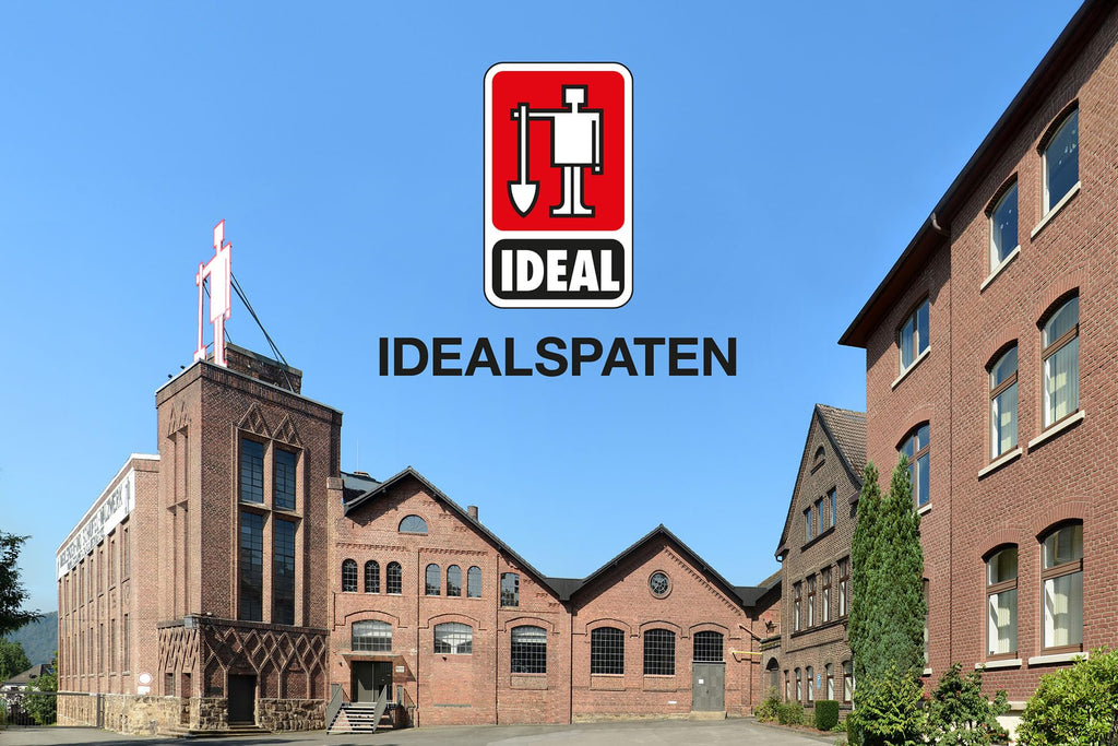 IDEAL-BRITTA-Spaten Gärtner Form | feinpoliertes Blatt | ohne Tritt Eschen T-Stiel | 85cm | Gartenspaten, Damenspaten | extra leicht, extra klein