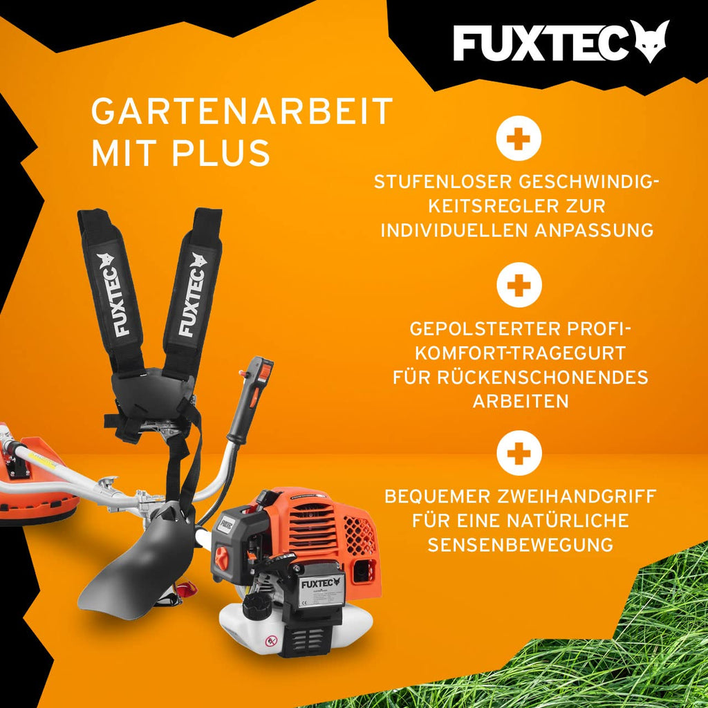 FUXTEC Benzin Motorsense FX-MS162 • 2in1 62ccm 3,5PS 2-Takt Freischneider