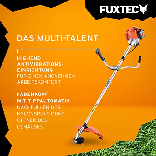 FUXTEC Benzin Motorsense FX-MS162 • 2in1 62ccm 3,5PS 2-Takt Freischneider