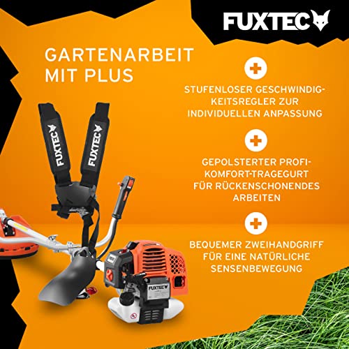 FUXTEC Benzin Motorsense FX-MS162 • 2in1 62ccm 3,5PS 2-Takt Freischneider