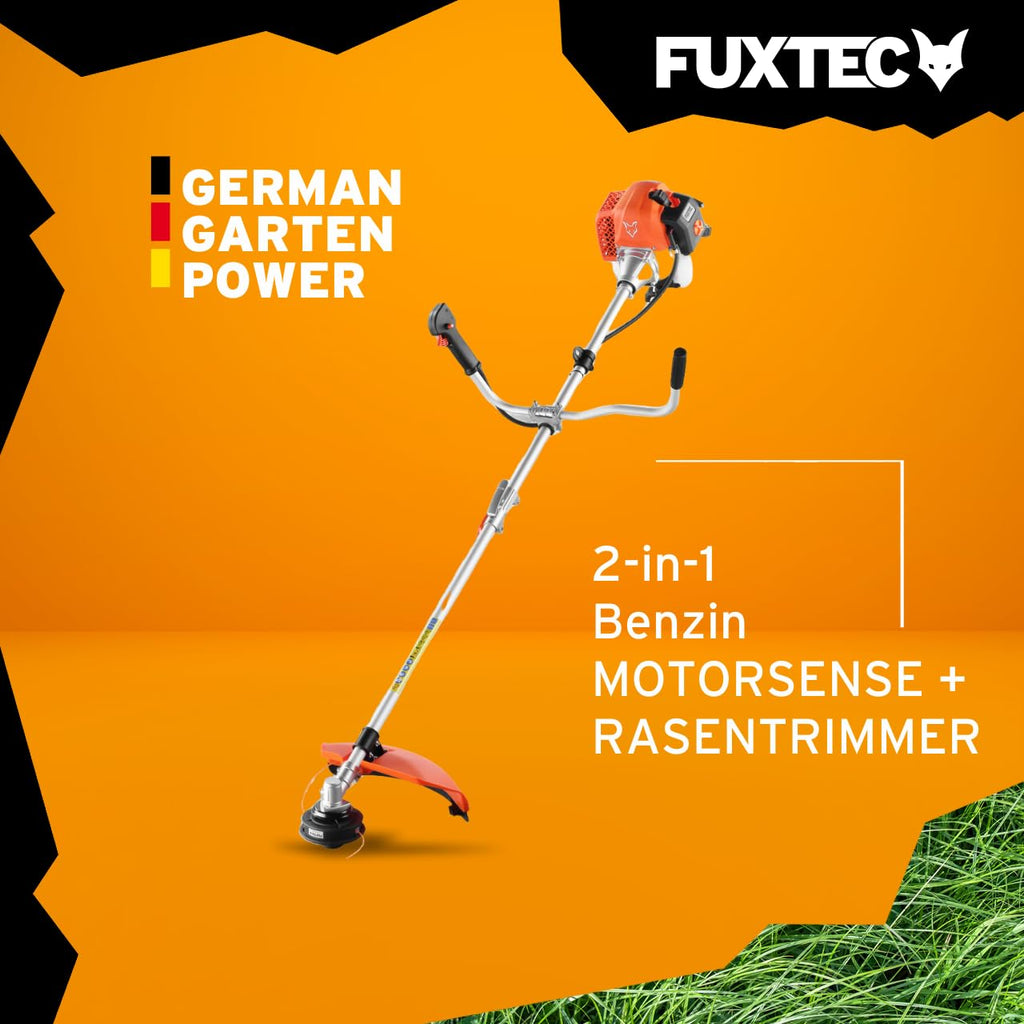 FUXTEC Benzin Motorsense FX-MS162 • 2in1 62ccm 3,5PS 2-Takt Freischneider
