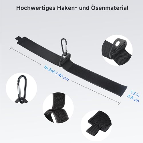 Cable Matters 5er-Pack Schwerlast Klett Kabelbinder, 3,8 cm