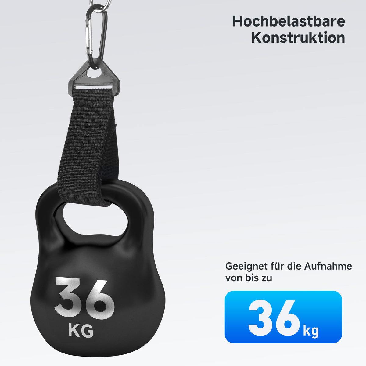 Cable Matters 5er-Pack Schwerlast Klett Kabelbinder, 3,8 cm