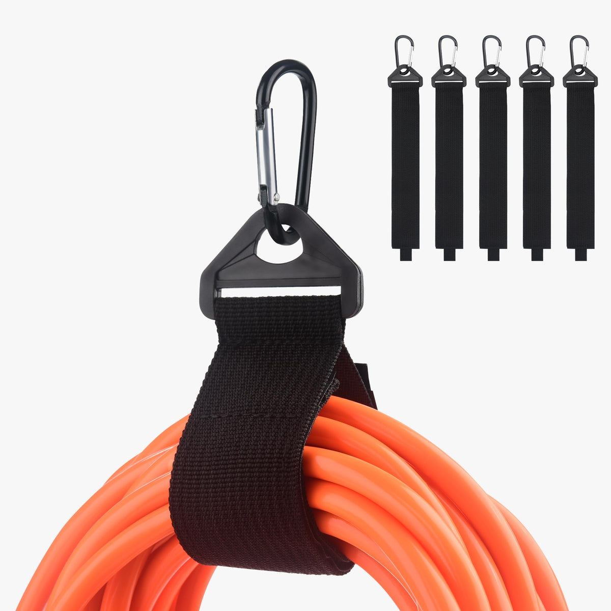 Cable Matters 5er-Pack Schwerlast Klett Kabelbinder, 3,8 cm