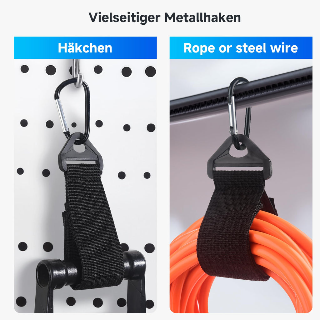 Cable Matters 5er-Pack Schwerlast Klett Kabelbinder, 3,8 cm