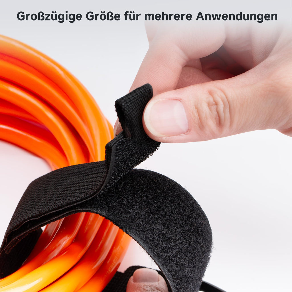 Cable Matters 5er-Pack Schwerlast Klett Kabelbinder, 3,8 cm