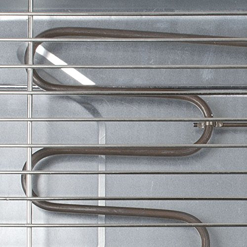 Girmi BQ2100 Grill mit Stand, 2200 W, große Kochfläche 51 x 30 cm, Edelstahl, 51 x 30 cm, Schwarz