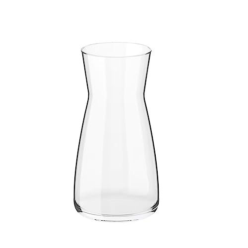 Klar Glas Vase, 20CM Hoch Glasvase für Heimdekoration Tischdeko