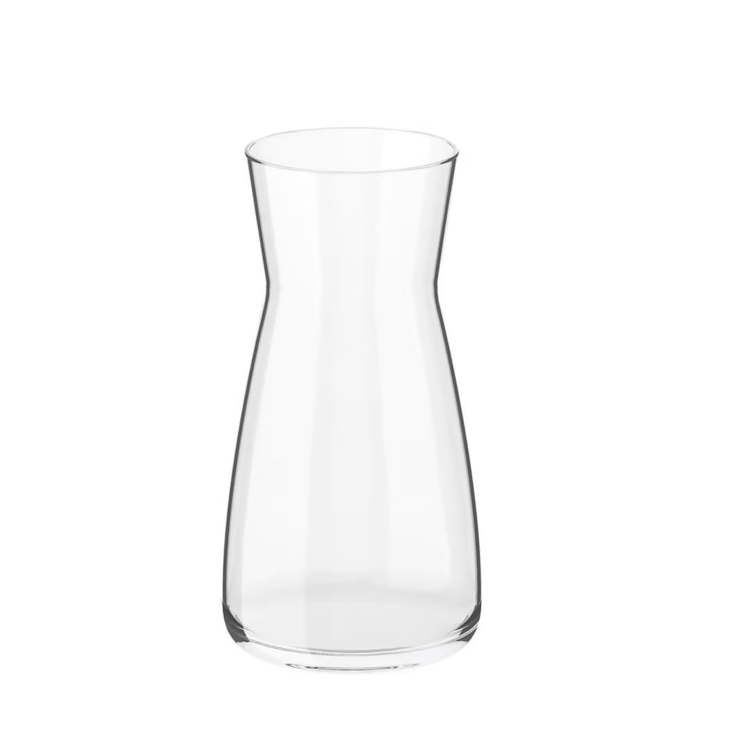 Klar Glas Vase, 20CM Hoch Glasvase für Heimdekoration Tischdeko