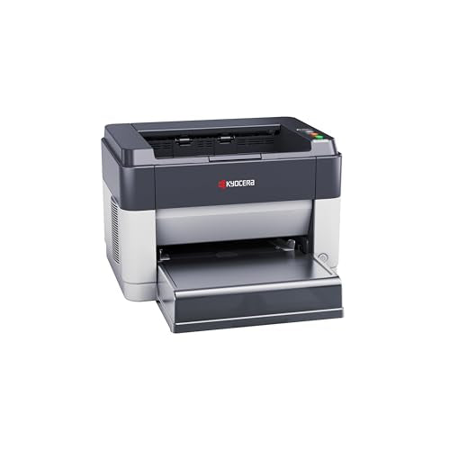Kyocera Klimaschutz-System Ecosys FS-1061DN Monochrome-Laserdrucker. 25 Seiten A4 pro Minute. Schwarz-Weiß Drucker. USB 2.0, 1.200 dpi, Duplex, 4105009, mit Netzwerkschnittstelle und Duplexfunktion