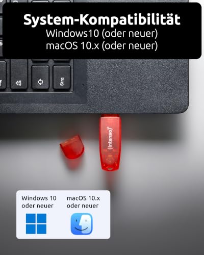 Intenso Rainbow Line 128 GB USB-Stick USB 2.0 Rot