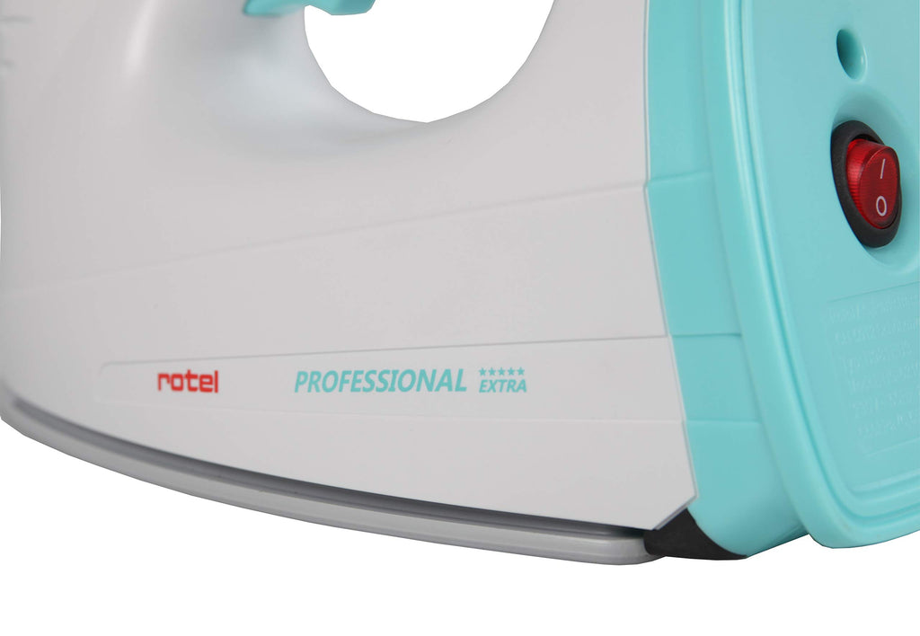 Rotel Professional Extra Dampfbügeleisen Edelstah-/ Keramiklsohle 5bar 800W hoher Dampfdruck beste Gleitfähigkeit kein Verbrennen/Versengen von Textilien … (Keramiksohle Grün)