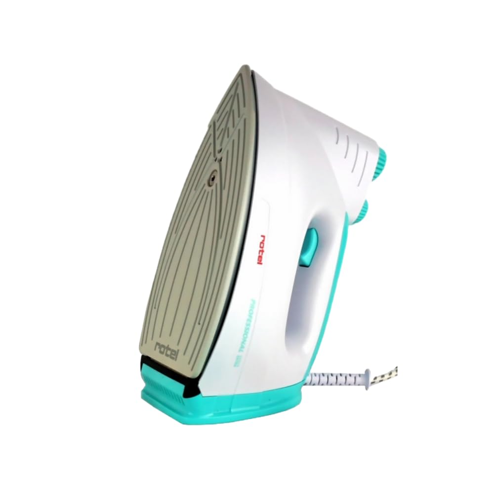Rotel Professional Extra Dampfbügeleisen Edelstah-/ Keramiklsohle 5bar 800W hoher Dampfdruck beste Gleitfähigkeit kein Verbrennen/Versengen von Textilien … (Keramiksohle Grün)