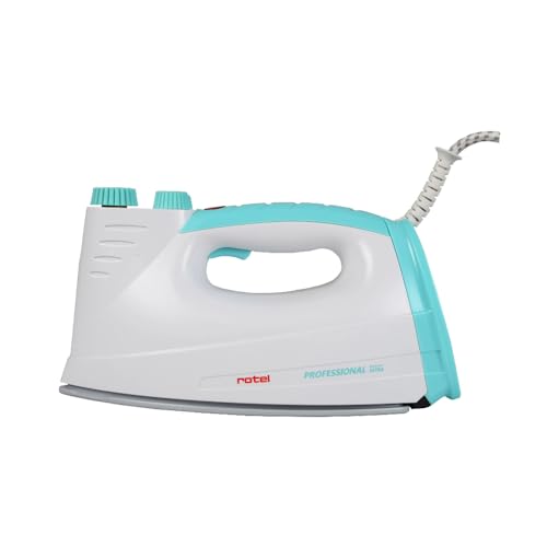 Rotel Professional Extra Dampfbügeleisen Edelstah-/ Keramiklsohle 5bar 800W hoher Dampfdruck beste Gleitfähigkeit kein Verbrennen/Versengen von Textilien … (Keramiksohle Grün)